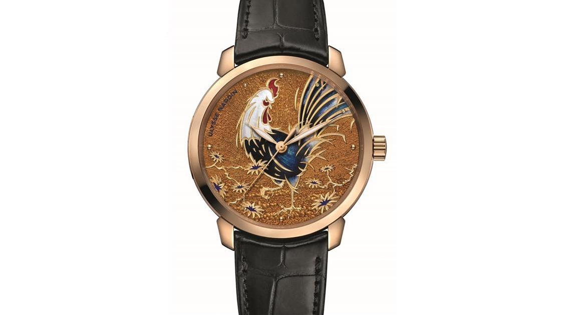 ULYSSE NARDIN - 鎏金 - [SIHH]雞年戴什麼錶?! 雅典錶  琺瑯「金雞」報到