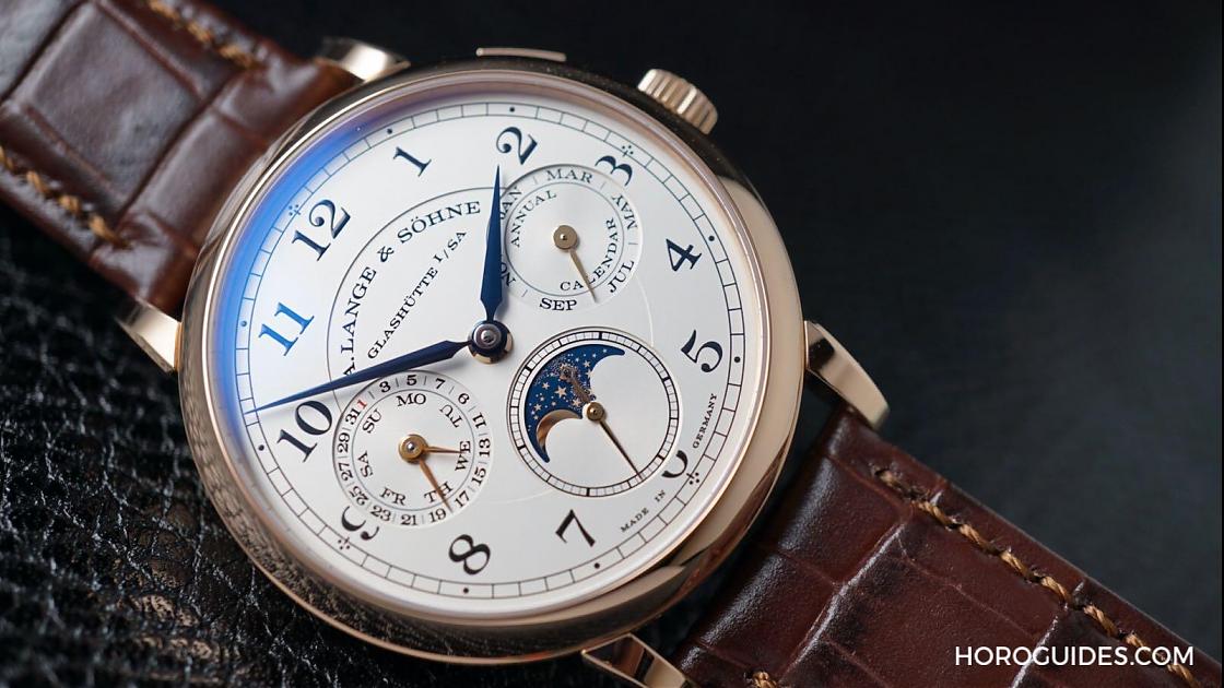 A. LANGE & SÖHNE - 少掉大日曆更順眼 朗格1815年曆錶