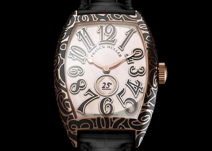 FRANCK MULLER 25周年紀念錶,酒桶錶殼、誇張時標繼續玩創意