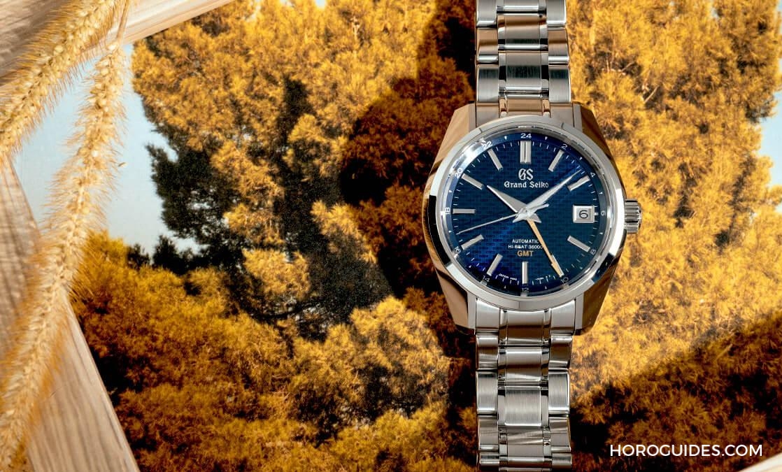 GRAND SEIKO - GRAND SEIKO - SBGJ225 - 日式絣織美學錶盤，讓藍色藍得有內涵，GRAND SEIKO Hi-Beat GMT亞洲限量版
