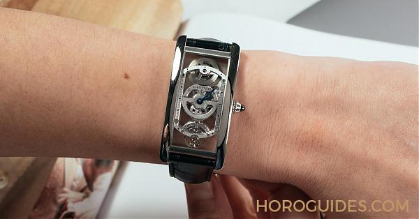 CARTIER Tank Cintr e Skeleton Horoguides