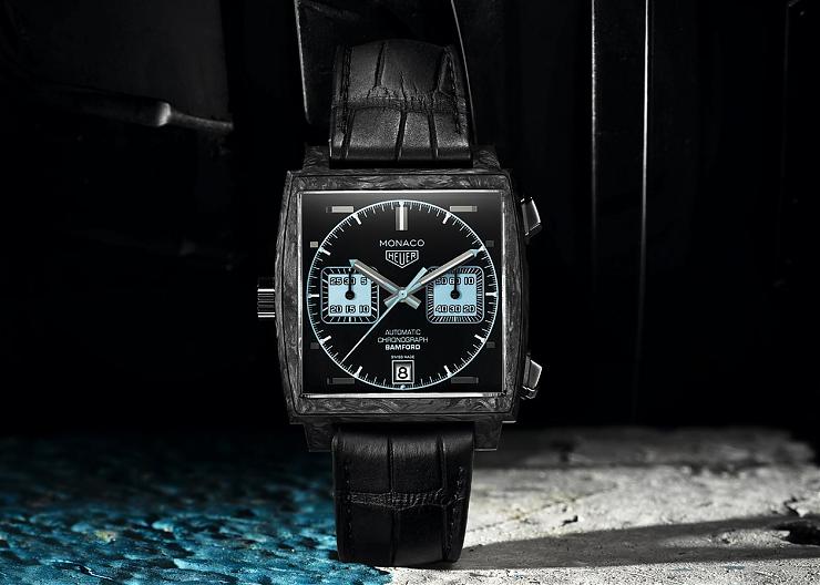 改錶大師Bamford精心打造,TAG HEUER官方認證的Monaco Aqua Blue