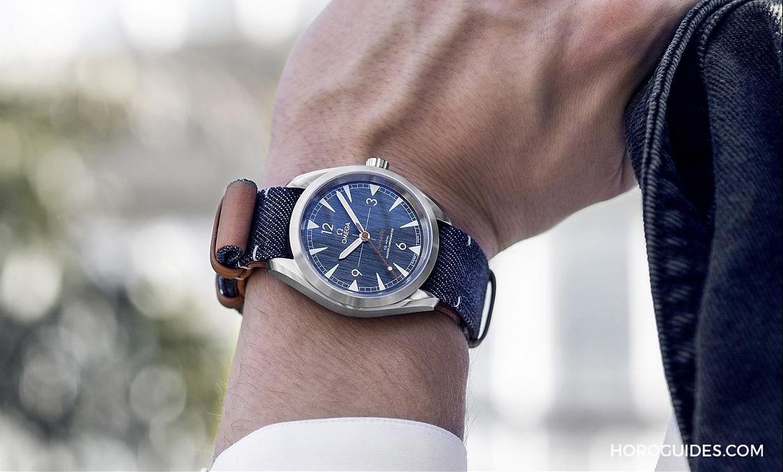 OMEGA - SEAMASTER - 220.12.40.20.03.001 - 歐米茄Seamaster Railmaster 丹寧鐵霸 夏日率性風