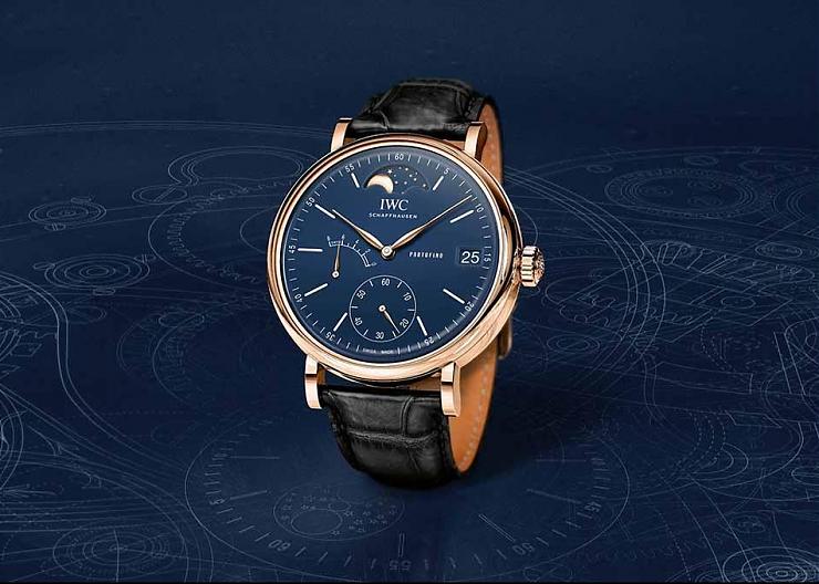 簡約典雅代表-IWC 150周年紀念系列Portofino手上鍊月相腕錶