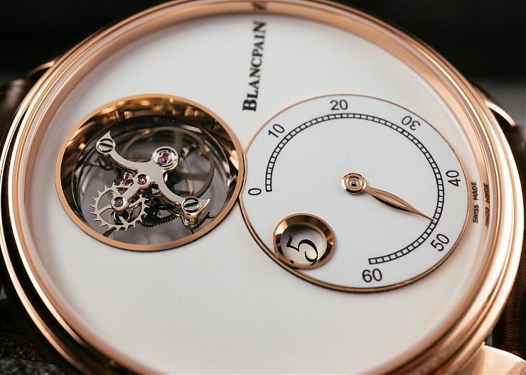 BLANCPAIN Villeret飛行陀飛輪 首次結合跳時+逆跳分鐘