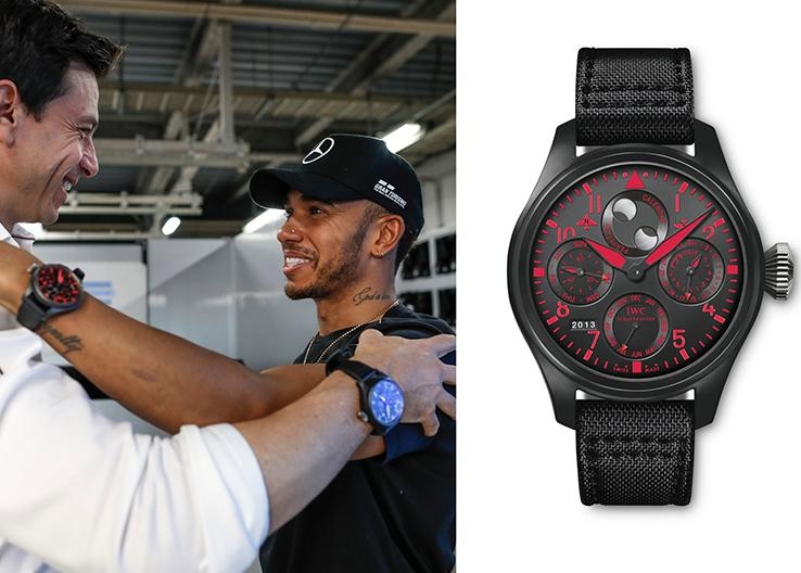 Lewis Hamilton提前封王拿下F1賽車生涯第五冠,IWC與有榮焉