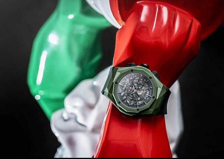 陶瓷材質大師 HUBLOT Classic Fusion Orlinski México 綠陶瓷限量錶