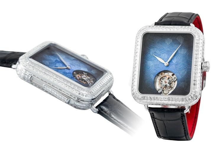 珍稀的意義,我定義!H. MOSER & CIE.獨一無二的自製三問陀飛輪鑲鑽版