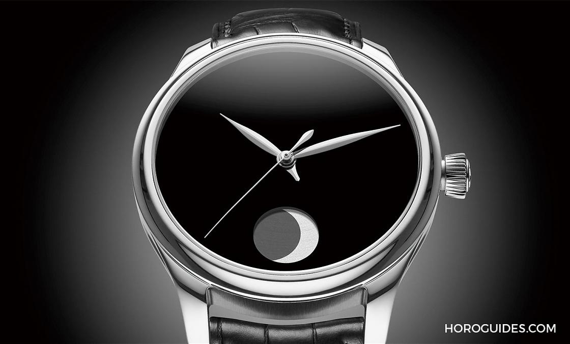 H. MOSER & CIE - 以Vantablack®打造最暗黑的錶盤，亨利慕時勇創者萬年曆月相概念腕錶最詩意的反叛