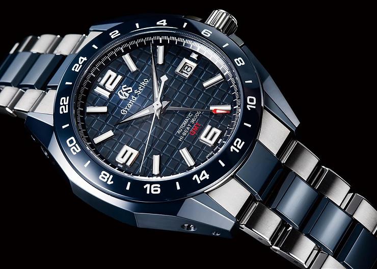 GRAND SEIKO運動錶設計擔當-藍陶瓷高振頻GMT腕錶SBGJ233