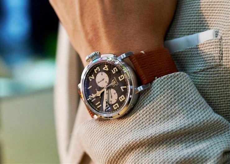 ZENITH復古菸草味 Pilot Type 20 Chronograph Trinidad限量錶