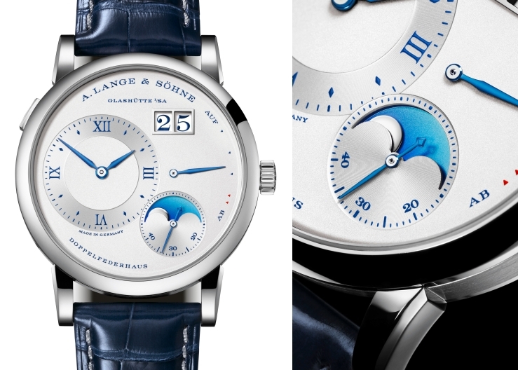 朗格25週年第六發 結合月相與日夜: LANGE 1 Moon Phase