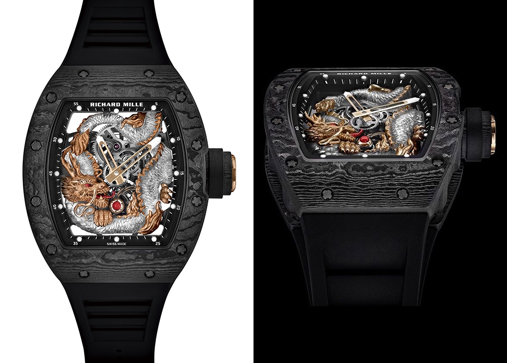 凜凜威風,盤龍現身|Richard Mille RM57-03水晶龍陀飛輪腕錶