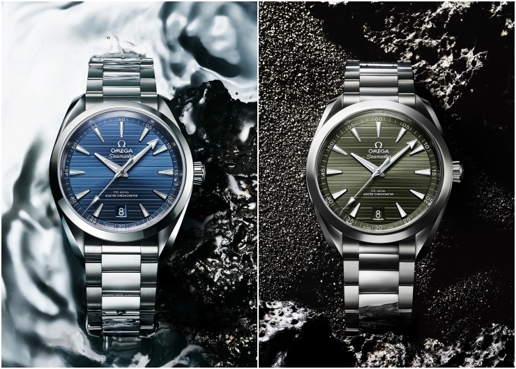 OMEGA Seamaster Aqua Terra藍綠雙色強勢登場!