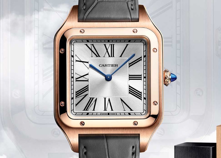 放大經典原味|搭載機械機芯的Cartier Santos-Dumont XL