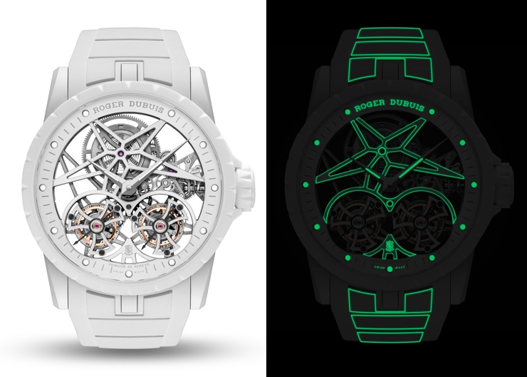 製錶界首見至輕素材加持!越夜越光的Roger Dubuis Excalibur Twofold