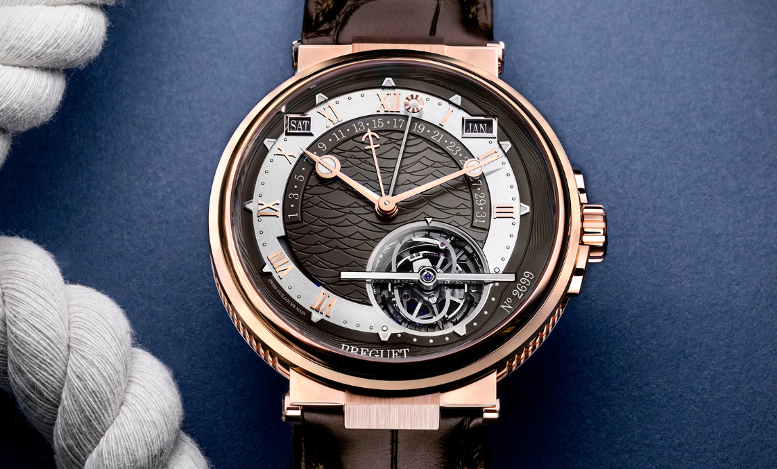 BREGUET - 寶璣最複雜腕錶Marine 5887，玫瑰金暖男新色