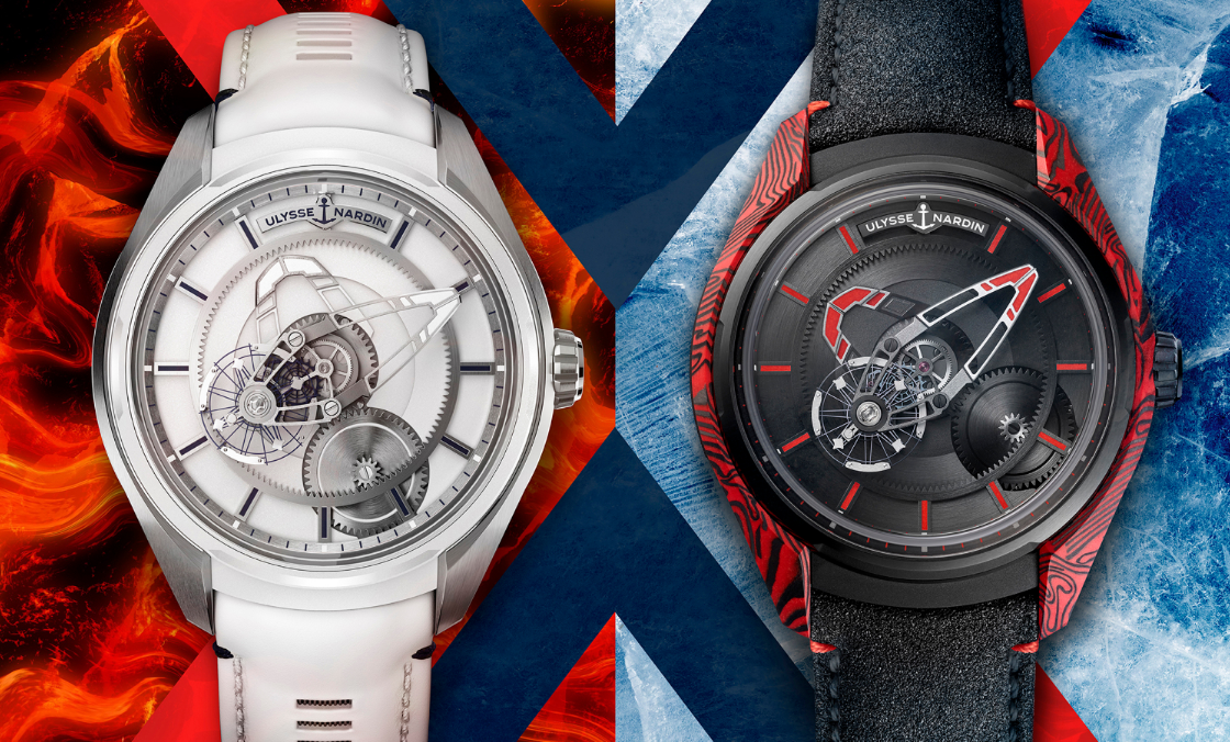 ULYSSE NARDIN - 冰火交鋒 釋放躁動天性｜雅典錶Freak X岩漿腕錶、冰川腕錶
