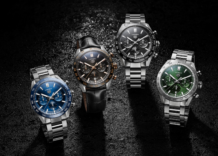 TAG HEUER Carrera再出力作,現代風多彩面盤誌慶品牌週年