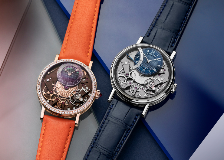 逆跳小秒腕錶新「色」計|寶璣BREGUET Tradition 7097、7038