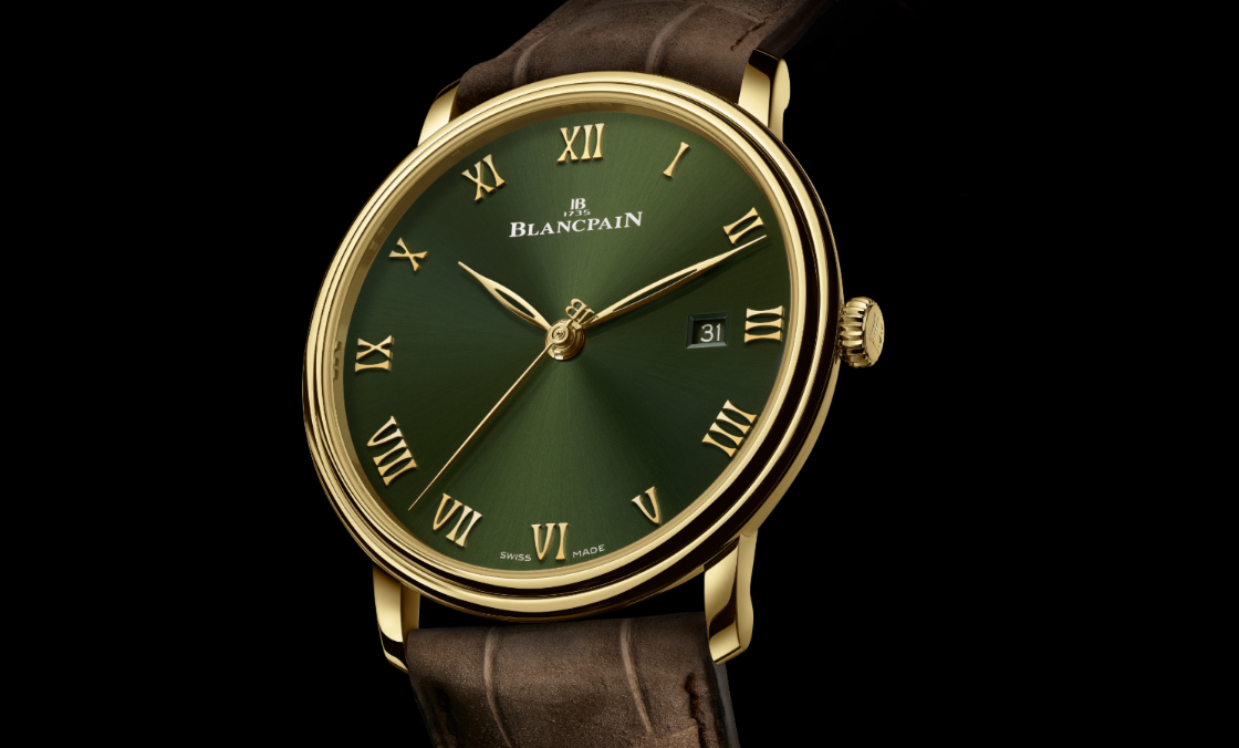 BLANCPAIN - BLANCPAIN寶珀推出全新綠面Villeret 超薄腕錶 !