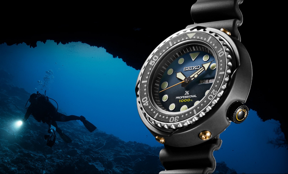 SEIKO - SEIKO Prospex深潛千米鮪魚罐頭，藍黑面盤新色｜1986年石英潛水錶35週年限量錶