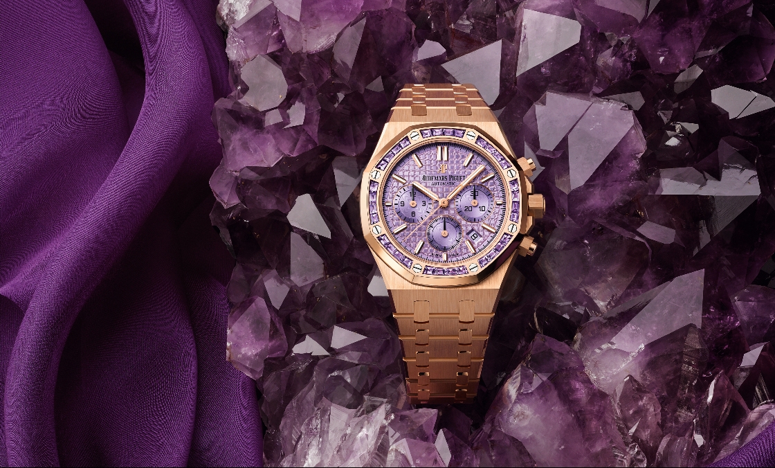 AUDEMARS PIGUET - 紫水晶圈！霜金彩虹圈！這是愛彼皇家橡樹錶系裡的盛世美顏
