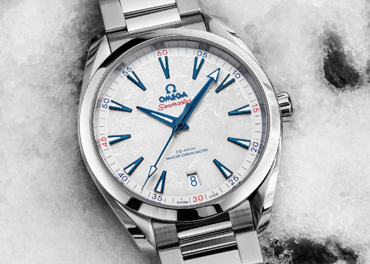這磨砂錶面,凝縮著一片白雪皚皚|OMEGA Seamaster Aqua Terra北京2022腕錶
