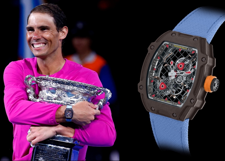 直擊! Rafael Nadal 戴上他的RM27-04 奪大滿貫