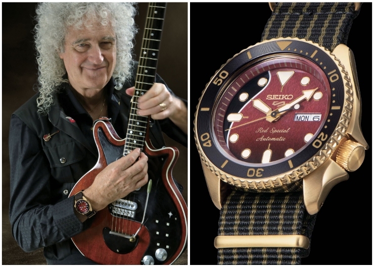 皇后樂迷high起來!SEIKO 5 x 皇后合唱團Brian May 聯名第二彈