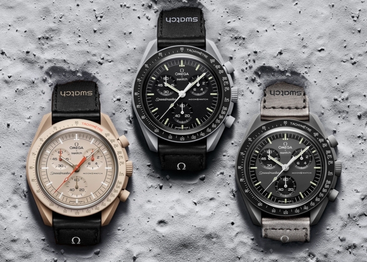 跟著MoonSwatch登月了!Swatch玩轉OMEGA Moonwatch登月錶,經典元素都沒少