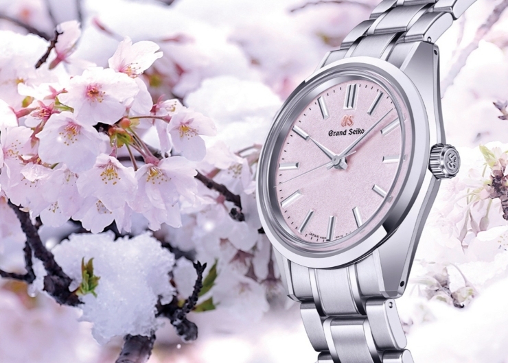 Grand Seiko凝縮「櫻隱」春日奇景,SBGW289現代44GS最小錶徑