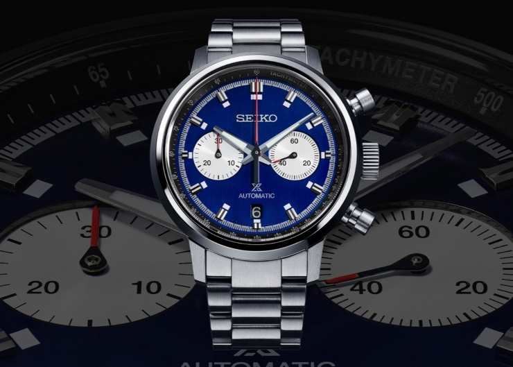 SEIKO Speedtimer計時碼錶 深藍面盤致敬精準歷史