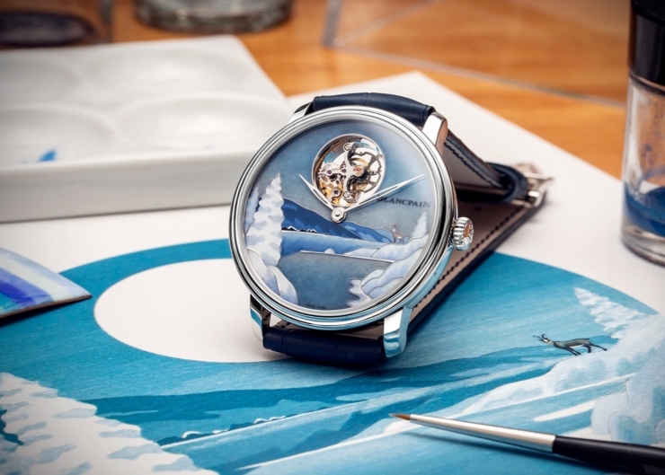 寧靜致遠:Blancpain Métiers d'Art藝術大師系列 汝拉湖雪景