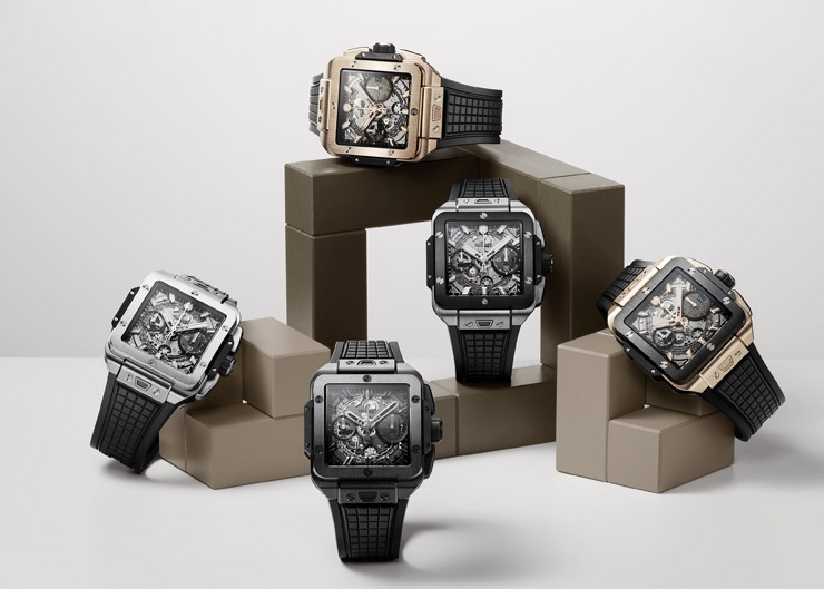 Hublot的第一只方錶,Square Bang Unico計時碼錶