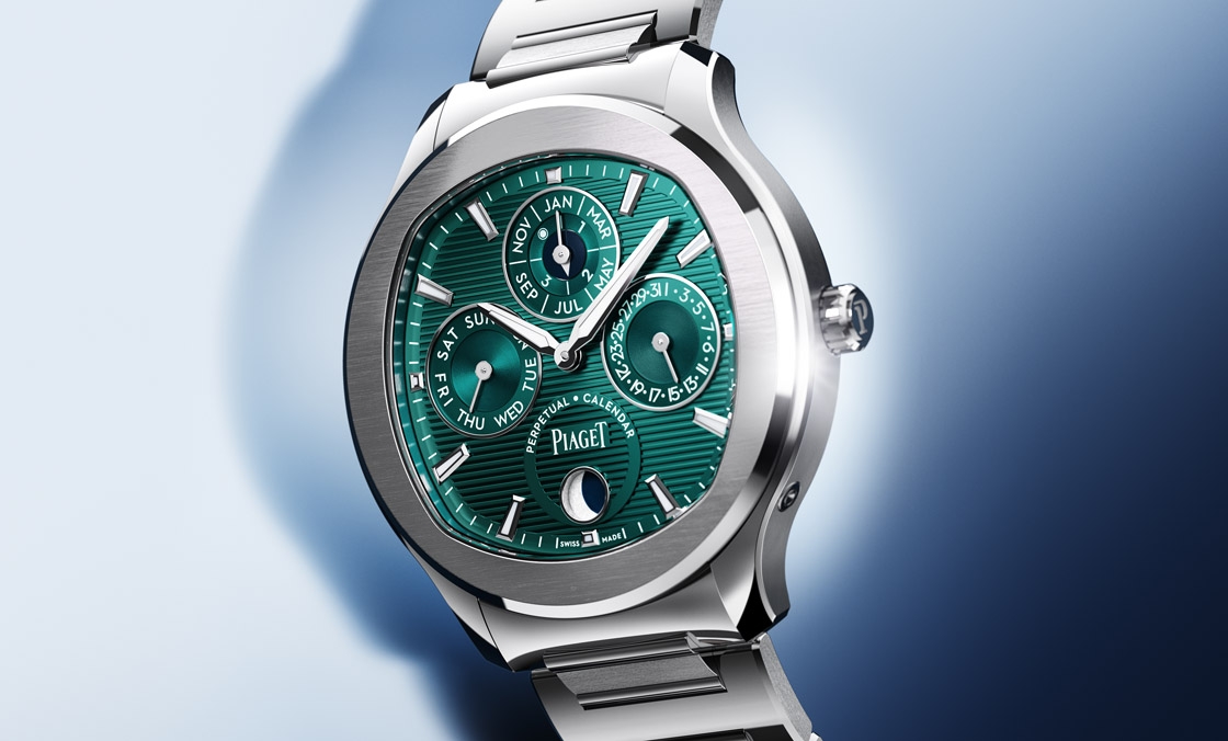 PIAGET - 閃耀盛世風華的綠面｜Piaget Polo系列礦石綠超薄萬年曆自動腕錶