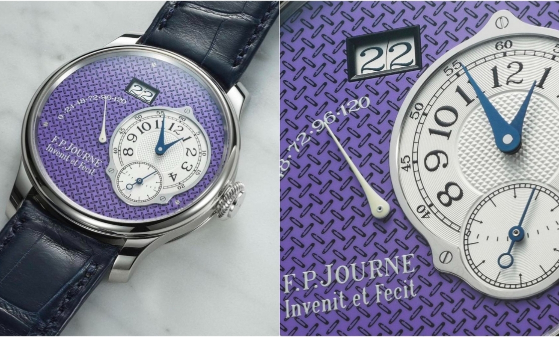 F.P.JOURNE - F.P. Journe Octa Automatique紫色錶盤孤品再創拍賣紀錄，順利籌得百萬瑞郎