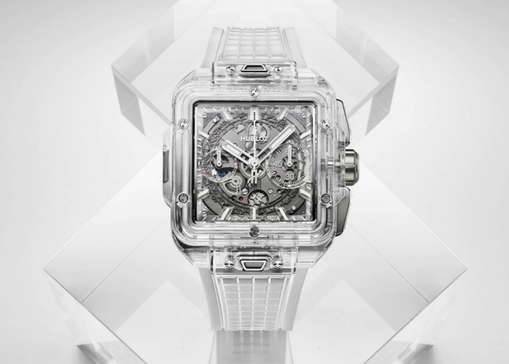 HUBLOT SQUARE BANG UNICO 計時腕錶 「宇宙魔方」新材質更有魅力