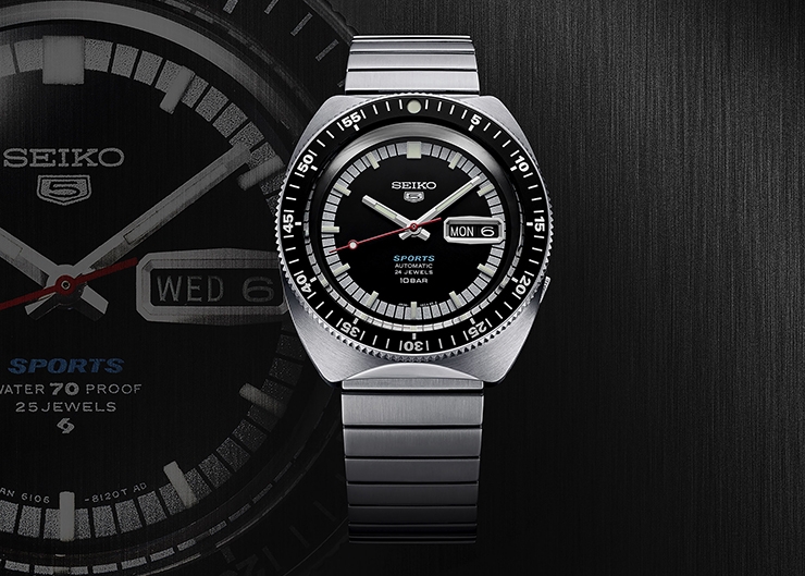 Seiko 5 Sports致敬55週年,重現60年代潮流復古風