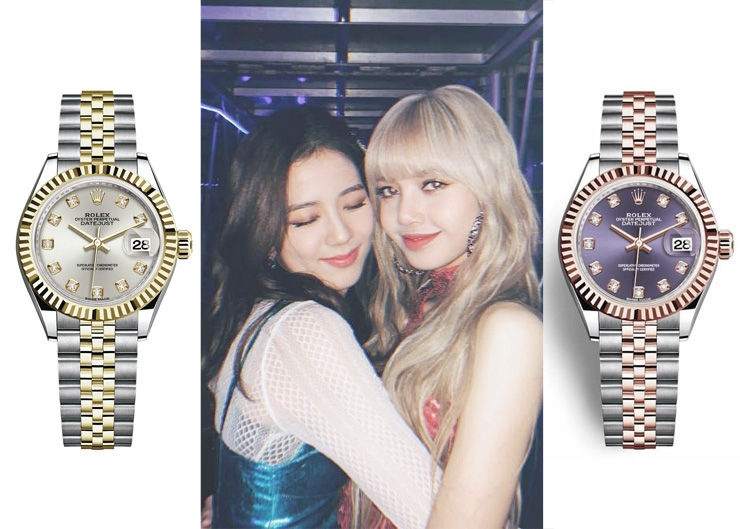 小錶戴起來!Blackpink Lisa、Jisoo配戴Rolex Lady-Datejust揭示小而美的時代來了