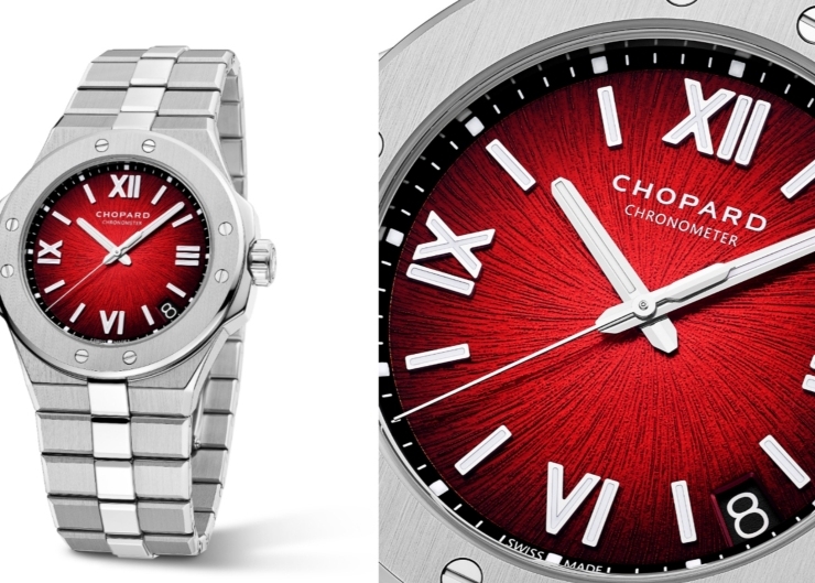 聯手藝術家創盤上紅日|CHOPARD Alpine Eagle Sunburnt