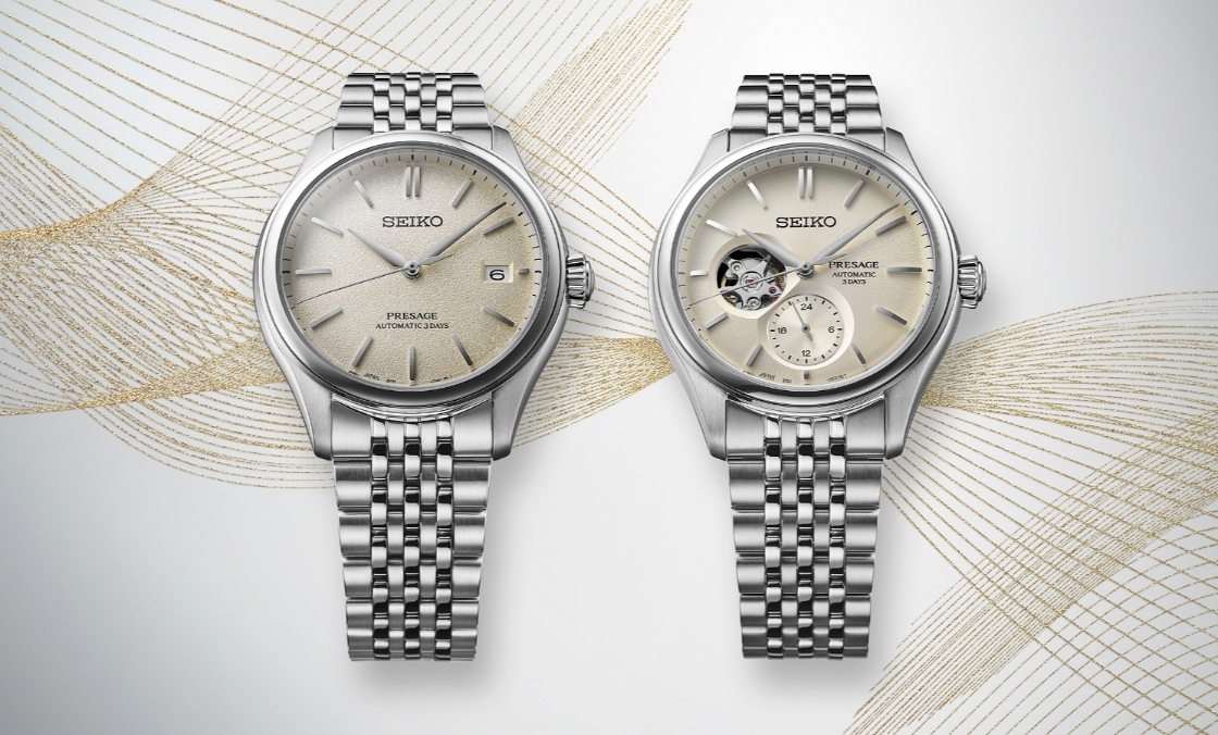 SEIKO - 絲綢紋理入錶，首見日本傳統四色錶盤｜SEIKO全新Presage Classic系列錶款
