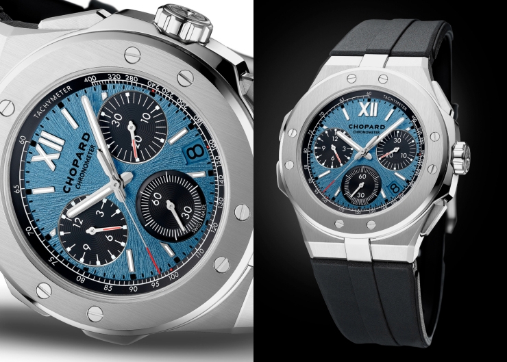 計時碼錶首現鈦金款、搭配全新隆河冰藍面｜CHOPARD Alpine Eagle XL Chrono