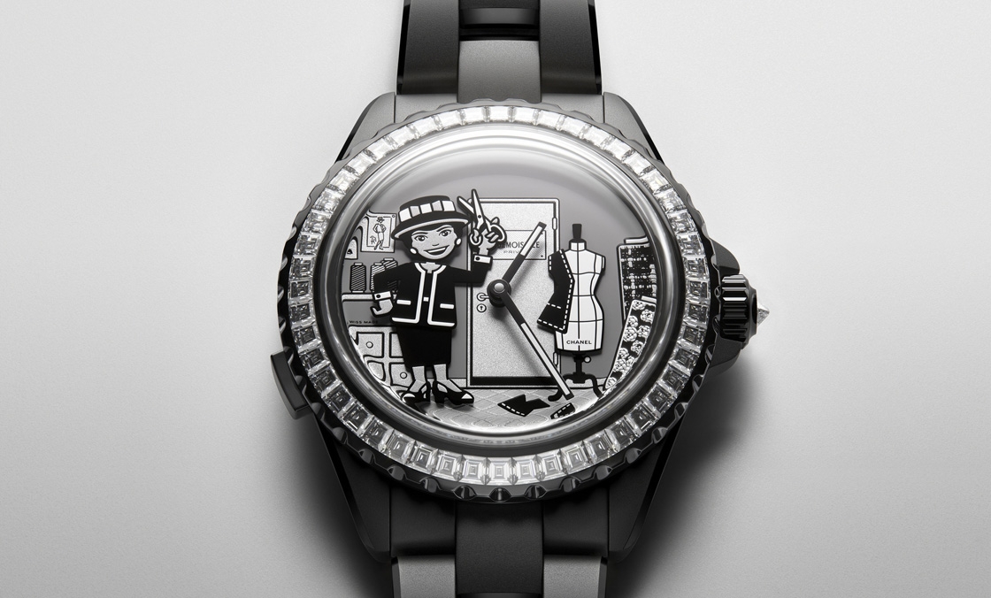 CHANEL - J12 - H9896 - 當裁縫師日常，化身為製錶創意｜《Couture O'Clock》，CHANEL 2024年度限定腕錶系列