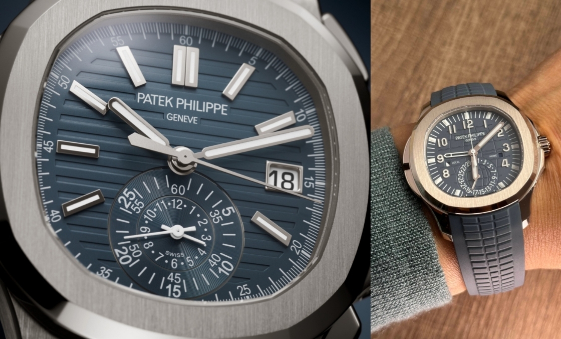 PATEK PHILIPPE - NAUTILUS - 5980/60G-001 - 乳光藍灰面活力風，複雜功能運動錶齊換色｜PATEK PHILIPPE Nautilus、Aquanaut新款