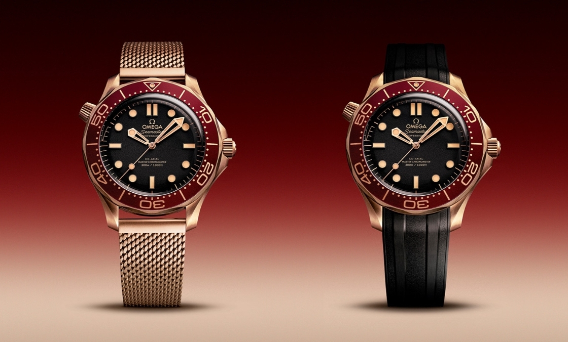 OMEGA - SEAMASTER - 210.90.42.20.01.003 - 全新OMEGA Seamaster Diver 300M酒紅圈，復古青銅金質感再升級