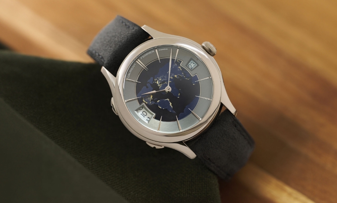 LAURENT FERRIER - CLASSIC - LCF012.G1.NGE10 - 宇宙視角的時光藝術 | Laurent Ferrier推出Classic Traveller Globe Night Blue