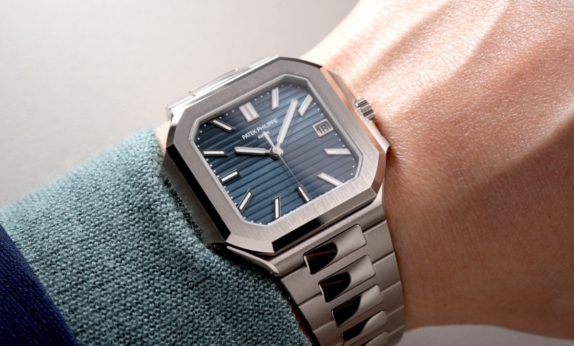 PATEK PHILIPPE - CUBITUS - 7128/1G-001 - Cubitus 40mm中裝尺寸現身!PATEK PHILIPPE Ref. 7128白金藍灰面及玫瑰金啡面款登場