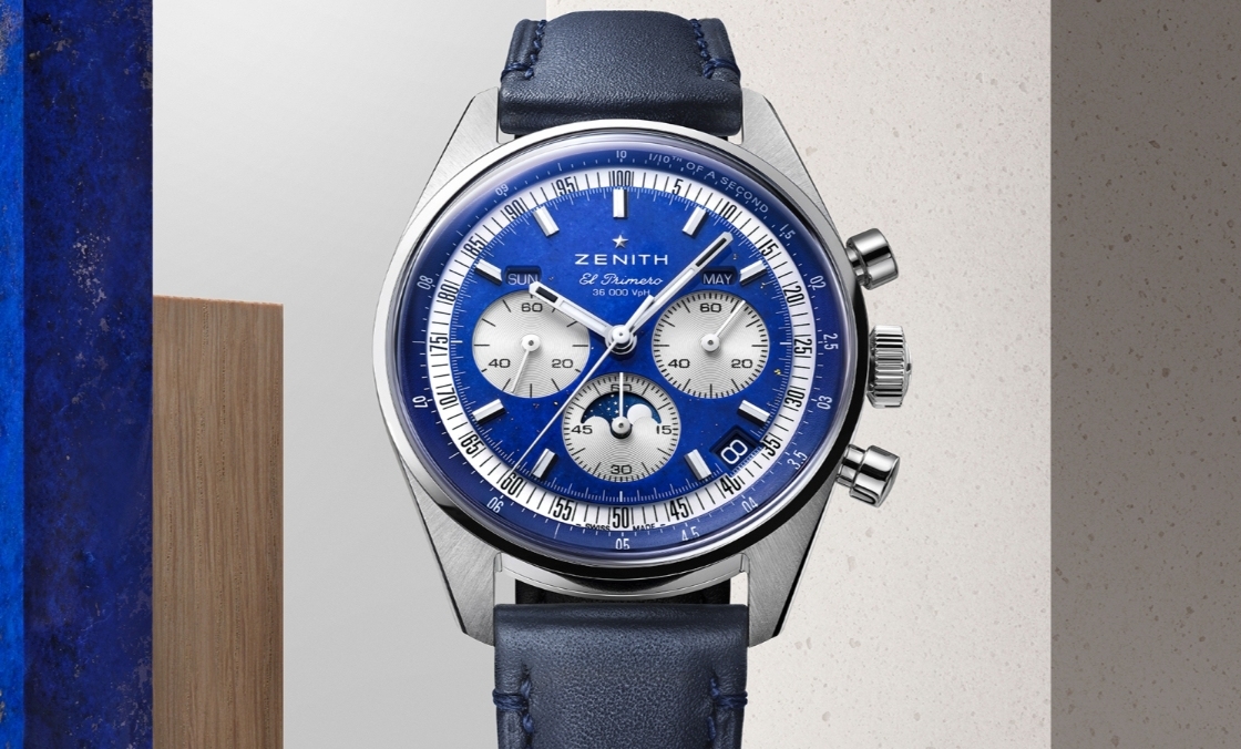ZENITH - CHRONOMASTER - 03.3400.3610/51.C910 - 致敬160年傳承,ZENITH Chronomaster三重日曆計時碼錶青金石新款登場