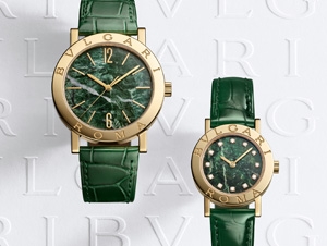 BVLGARI首度以天然大理石錶盤入作|BVLGARI BVLGARI系列50周年紀念腕錶